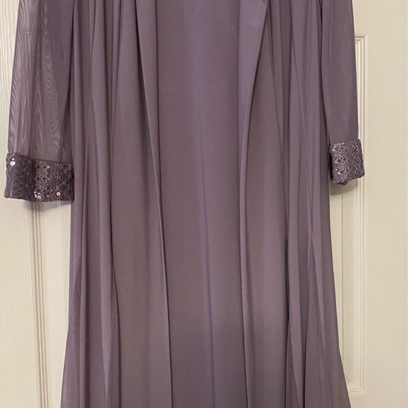 Mauve cocktail dress - Picture 3 of 4